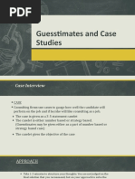 Guesstimates and Case Studies