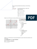 Analytic Geometry (Solutions)