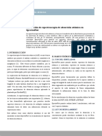 Simulación de Espectroscopia de Absorción Atómica en SpectraPlot