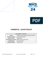 NHS 24 Parental Leave Policy