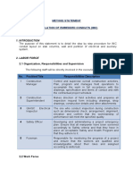 METHODOLOGY EE-Embedded Conduits (IMC) Installation