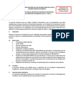 Anexo Res 149 Directiva para Atencion de Matriculas Especiales Del en El Proceso de Matricula Semestre Académico 2021-1 y 2021-2