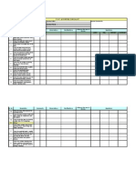 POP & Painting Checklist