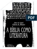 A Bíblia Como Literatura by John B. Gabel, Charles B. Wheeler