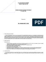 Curriculum Map For GRADE 7 2020 2021