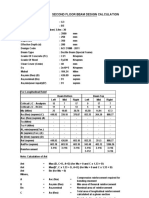 Second Floor Beam Design Calculation