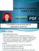 SIMPLE TENSES - SAM HERMANSYAH, S.PD.,M.PD