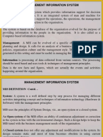 Management Information System Mis Definition