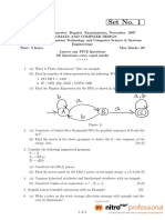 Automata and Compiler Design