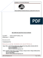 Technical and Operating Instructions Manual Along With Cpl/Pil