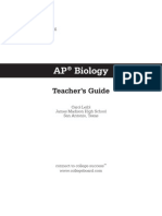 AP Biology: Teacher's Guide