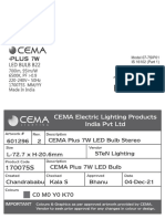 CEMA Plus 7W & 9W LED Bulb Stereo - Rev2 - Curved