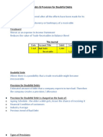 Bad Debts & Provision For Doubtful Debts