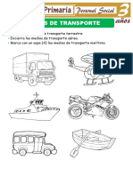 Medios de Transporte para Niños de Tres Años