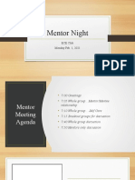 Mentor Night