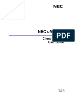 NEC UMobility User Guide