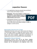 Superposition Theorem For DC Circuits