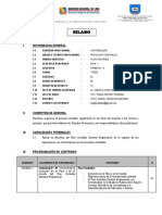 Silabo de Plan Contable