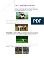 10 Reglas para Un Partido de Futbol