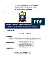 Conceptos Elementales de La Cosmología Filosófica