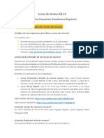 Preguntas Frecuentes - Matrícula - 2021 Regulares Actualizado 10.11