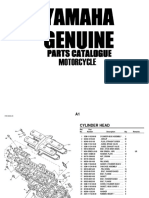 YAMAHA FZR1000 1993 Parts List (Exploded View)