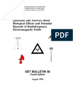 Questions and Answers About Biological Effects and Potential Hazards of Radiofrequency Electromagnetic Fields