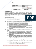 Fatigue Management Guideline