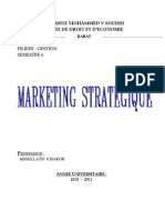 Cours Marketing Strategique