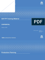 Sap PP 07 Production Execution