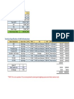 AWS Infrastructure Specifications and Cost Estimates