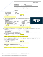 This Study Resource Was: Financial Management Part 2 Handouts Analysis and Interpretation of Financial Statements