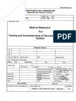 (A2) MS For Testing and Commissioning of Secondary Chilled Water System