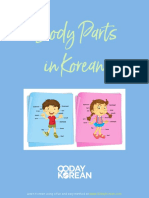 Body Parts in Korean