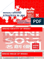 Miniso Brand Strategy in J&K: Cover