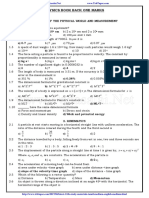 11th Physics Book Back 1 Mark Questions em