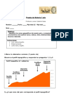 Evaluación 5 Año Junio Historia Quinto