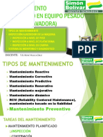 Tipos de Mantenimiento