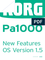 Pa1000 New Features v1.5.0 (English)