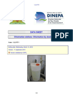 DINEPA 1.2.2 FIT1 Chlorination Stations Chlorination by Dosing Pumps