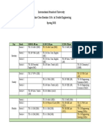 Updated & Final Online Class Routine - TE