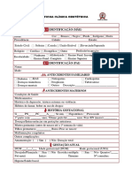 Ficha Clínica Obstétrica (Modelo Famed Atm)