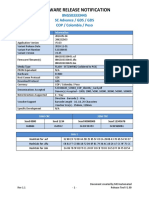 Software Release Notification: 8NG503333445 SC Advance / GDS / GDS COP / Colombia / Peso