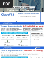 Clase 13 - RLC Serie Paralelo Con Fuente Escalon Unitario