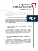 Organismos Constitucionalmente Autonomos