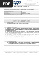 Informe de Servicio Gustavo 2