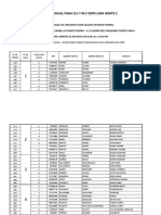 Listas de Asistencia Taller Presencial CLV y RLV 2do Grupo Martes 25 de Mayo