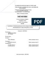 Contribution À L'étude Des Performances de La Croissance Des Agneaux de La Race Ouled Djellal Dans La Région de Bordj Bou