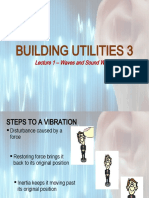 2021 BUILDING UTILITIES 3 - Module 1 Lecture 1 Waves and Sound Waves (S)