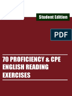 70 Proficiency & CPE English Reading Exercise